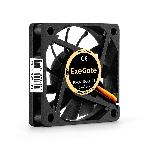 Вентилятор для корпуса ExeGate EX06010B3P-24 черный, 60 мм, 3200 об/мин, 24.1 дБ, 3 pin, фото 1