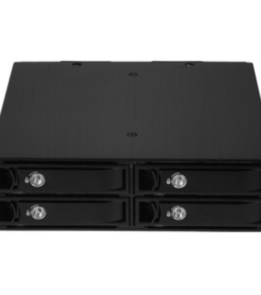 Корзина для HDD Exegate EX264647RUS HS425-01 (универсальная, на 4*2,5' SATA/SAS HDD, занимает 1*5,25' отсек)