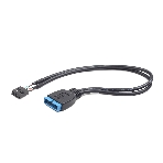Кабель Cablexpert Внутренний USB2 - USB3 кабель, 9pin/19pin, 0.3m (CC-U3U2-01), фото 1