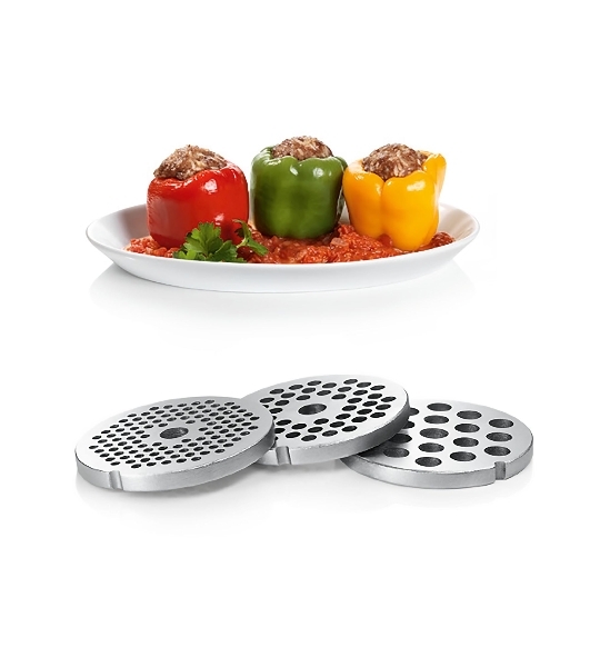 Мясорубка электрическая Bosch MFW68660 черный, 2200 Вт, 4.3 кг/мин, реверс, защита от перегрузки, металлический лоток, насадки - 10