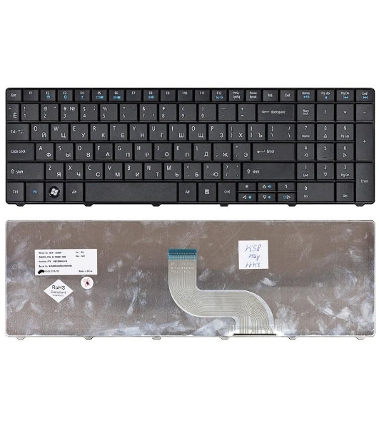 Клавиатура для ноутбука Acer TravelMate 8531 8531G 8571 8571G 8571T черная