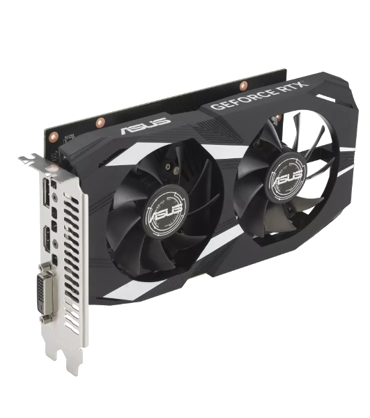 Видеокарта Asus DUAL-RTX 3050-O6G NVIDIA GeForce RTX 3050 6Gb 96bit GDDR6 PCI-E 4.0 1507/14000 DVIx1 HDMIx1 DPx1 HDCP Ret