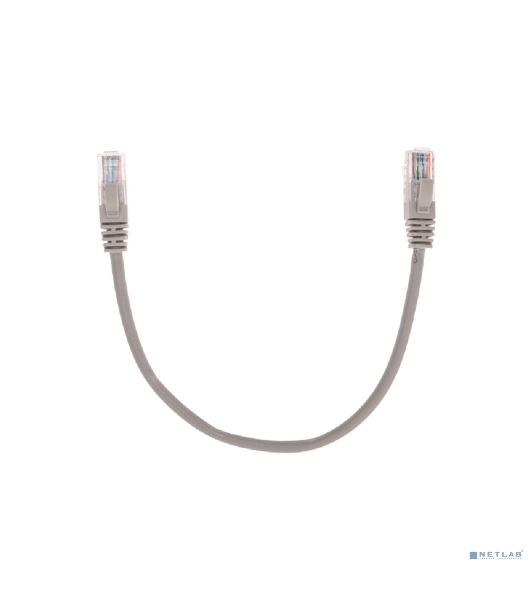 Патч-корд U/UTP Rexant CAT 5e, RJ45-RJ45, 26AWG, ZH нг(А)-HF, серый, 0,3 м