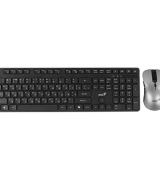 Комплект клавиатура+мышь Genius KM-8216S беспроводной, Bluetooth, 1000 DPI, чёрный