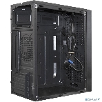 Компьютерный корпус Minitower ExeGate mEVO-9302-RGb-700W-12 (mATX, БП 700NPX с вент. 12см, 2хUSB+1хUSB 3.0, HD аудио, черный с RGb подсветкой), фото6
