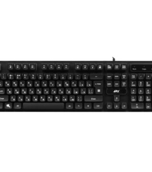 Клавиатура проводная Defender Arx GK-196L RU, USB, черный