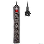 Сетевой фильтр Buro 600SH-1.8-B 1.8 м, 6 розеток, черный, коробка, фото6