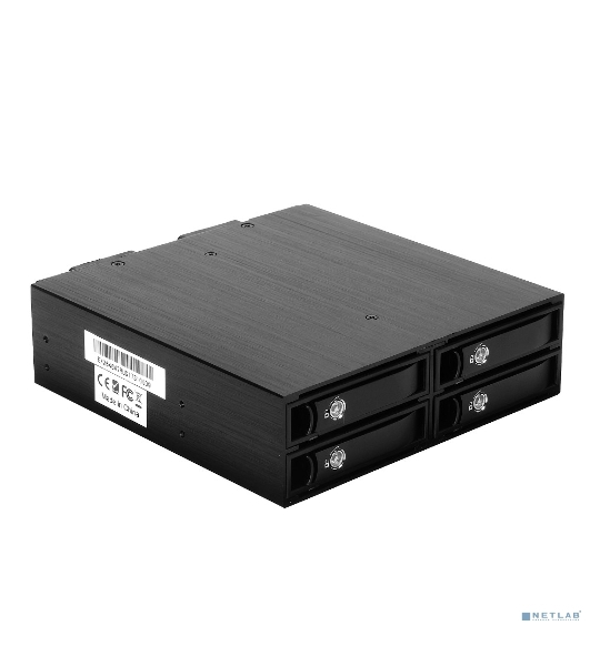 Корзина для HDD Exegate EX264647RUS HS425-01 (универсальная, на 4*2,5' SATA/SAS HDD, занимает 1*5,25' отсек)