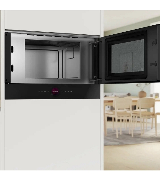 Встраиваемая микроволновая печь Bosch BFR7221B1 900Вт, 5 режимов, инвертер, 21 л, черный, петли справа