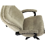 Кресло руководителя Бюрократ T-9950MSG-F Fabric песочный Light-21, крестов. пластик, подст. для ног, фото20