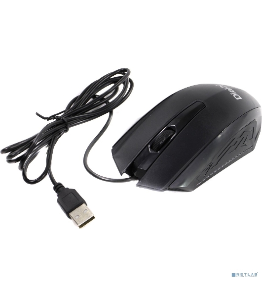 Мышь проводная Dialog Comfort MOС-19U черный, 1200 dpi, USB, кнопки - 3