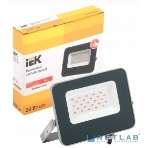 Прожектор LED IEK LPDO7R-01-20-K03 СДО 07-20R red КРАСНЫЙ IP65 серый, фото 1