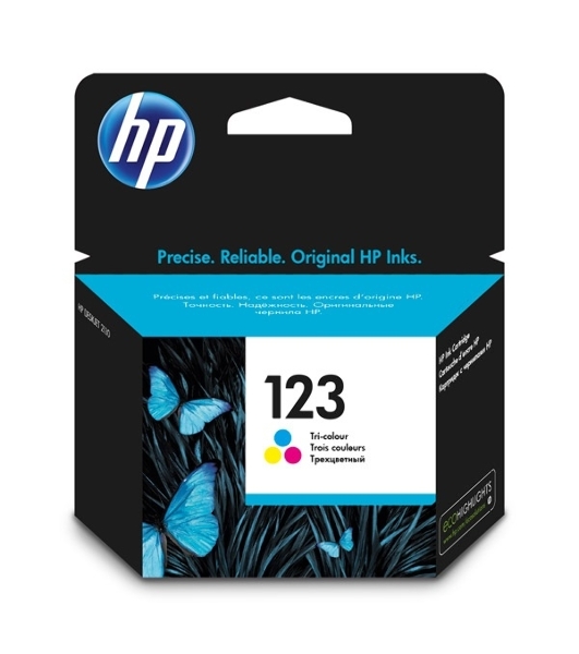 Картридж струйный HP 123 F6V16AE многоцветный, 100 стр., для HP DJ 2130