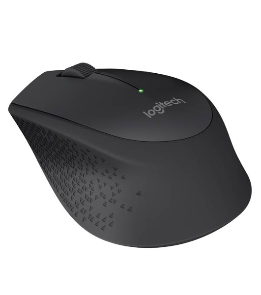 Мышь беспроводная Logitech M280 черный, 1000 dpi, радиоканал, USB, кнопки - 3