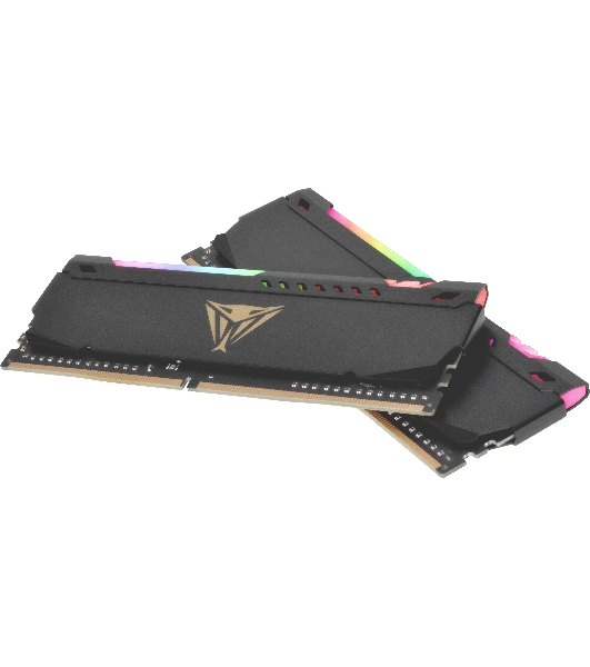 Оперативная память Patriot Viper Steel, DDR4, 16GB (2x8GB), 3600MHz, CL20, DIMM, с радиатором, RGB, черный