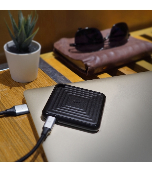Внешний SSD 2TB Silicon Power PC60, External, USB 3.2 Type-C R/W - 540/500 MB/s черный