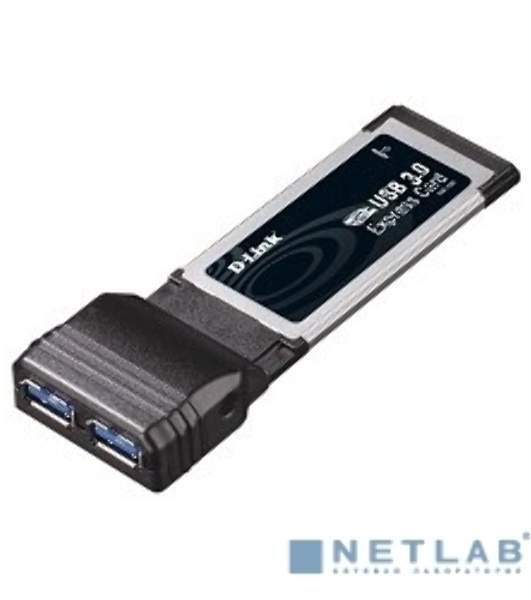 Адаптер D-Link DUB-1320 2-портовый USB 3.0 для шины ExpressCard