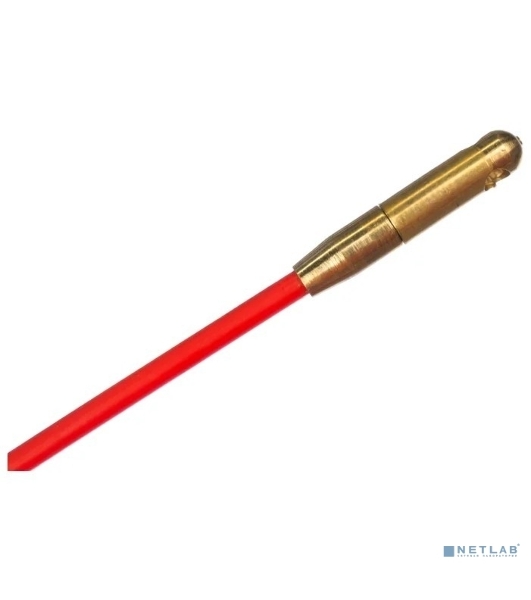 Протяжка кабельная Rexant (мини УЗК в бухте), стеклопруток, d=3,5мм, 5м красная