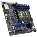 Материнская плата серверная ASUS P13R-M, LGA1700, Intel C262, 4xDDR5 (ECC), 8xSATA, 1xM.2, 1xPCIe 5.0 x16, 1xPCIe 3.0 x8, 1xVGA, 3x1Gb LAN, 3xUSB-A 10Gbps, mATX, фото7