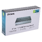 Коммутатор D-Link DES-1008D/(K2A/K3A)RU/J1A/J2A/L2A/L2B, 8×100 Мбит/с, неуправляемый, фото11