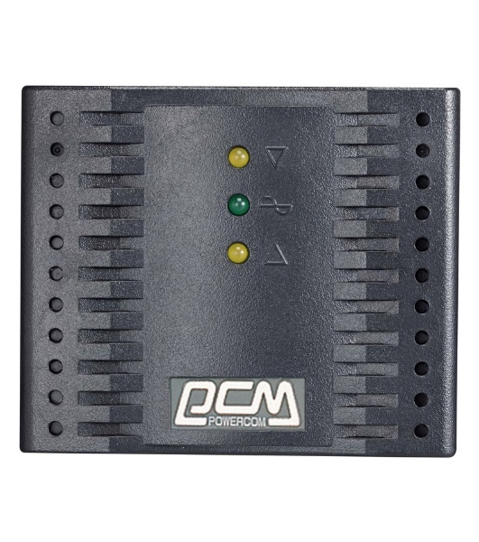 Стабилизатор напряжения Powercom Voltage Regulator, 3000VA, Black, Schuko