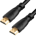 Кабель GCR Premium 1.8m HDMI 2.0, HDR, Ultra HD 4K60 Hz/5K30Hz, 3D, Ethernet 18.0 Гбит/с, OD8.0 мм, 28/26 AWG, черный, фото8
