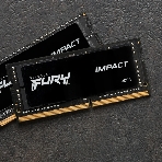 Оперативная память Kingston Fury Impact, DDR5, 16Gb (1x16Gb), 6400MHz, CL38, ECC, SO-DIMM, с радиатором, черный, фото5