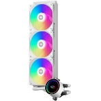 Система жидкостного охлаждения PcCooler DA360 WH ARGB Soc-AM5/AM4/1200/1700/1851 белый 4-pin Al 300W Ret (DA360-WHAWXX-GL), фото8