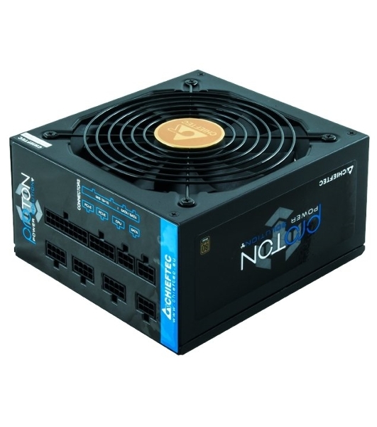 Блок питания Chieftec BDF-750C, 750Вт 80 PLUS Bronze, 140мм, модульный, черный