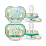 Пустышка Philips Avent ultra air, ночная, звезда/сова, 0-6 мес., 2 шт., фото3