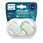 Пустышка Philips Avent ultra air, ночная, звезда/сова, 0-6 мес., 2 шт., фото2