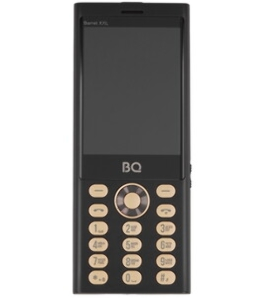 Мобильный телефон BQ 3598 Barrel XXL черный/золотистый