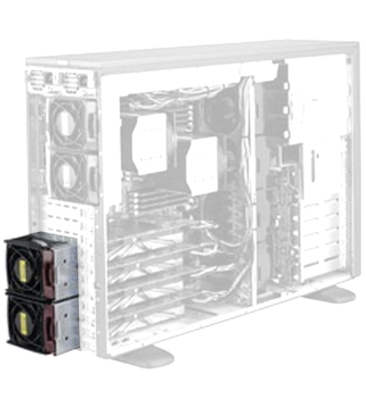 Набор охлаждения Supermicro SC747B X10 Passive GPU Kit
