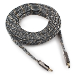 Кабель Cablexpert HDMI, серия Platinum, 4,5 м, v2.0, M/M, плоский, позол.разъемы, металлический корпус, нейлоновая оплетка, блистер, фото2