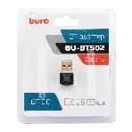 Адаптер USB Buro Bluetooth 5.0+EDR class 1.5 20м черный, фото2