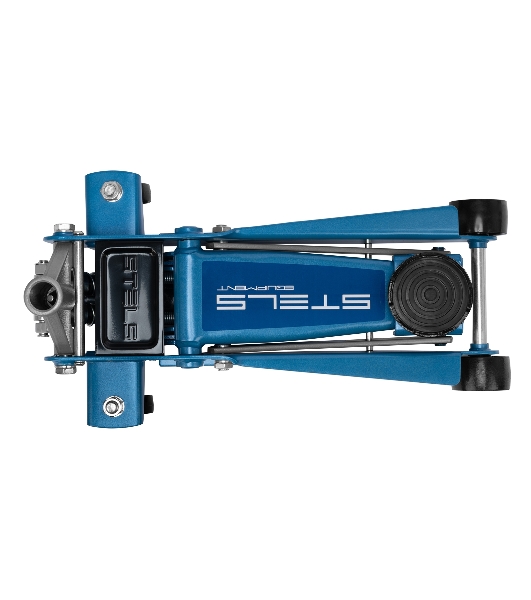 Домкрат Stels 51133 гидравлический подкатной быстрый подъем 3 т quick lift 130–465 мм профессиональный