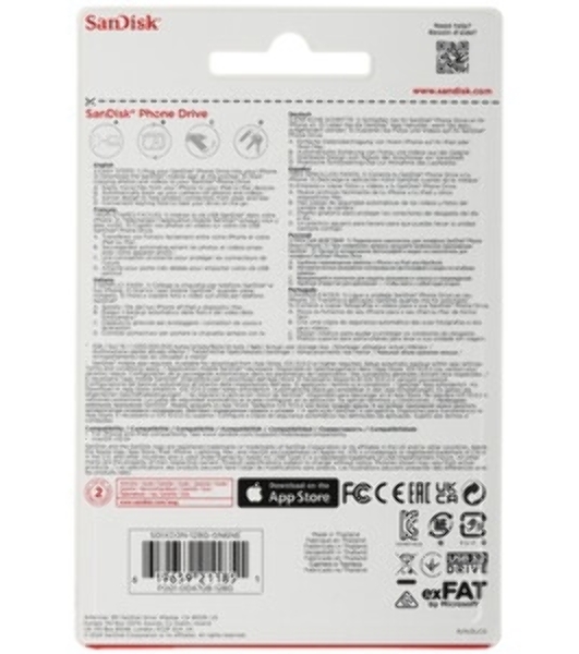 Флеш Диск SanDisk Phone Drive 128Gb Type-C, Lightning