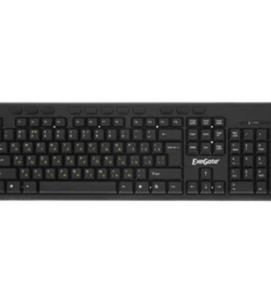 Комплект клавиатура+мышь ExeGate Professional Standard Combo MK110 проводной, USB, 1000 DPI, чёрный