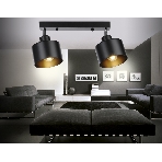 Светильник Ambrella light TR8142/2 BK черный E27*2 max 40W 340*120*180, фото 1