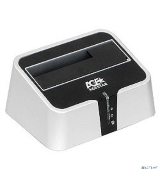 Док-станция для HDD AgeStar 3CBT2 SATA II пластик серебристый 1