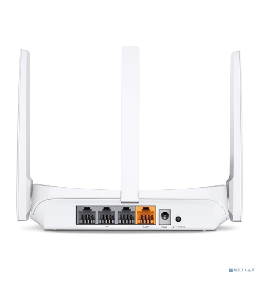 Роутер Mercusys MW306R 300 Mbps Multi-Mode Wireless N Router, 3 × Fixed External Antennas, 3× 10/100 LAN Port, 1× 10/100 WAN Port, 4 in 1- Access Point/Router/Range extender/WISP Mode, WPS/Reset Button, Parental Controls, Guest Network
