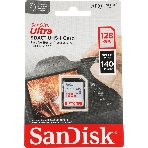 Флеш карта SD 128Gb SanDisk SDXC Class 10 UHS-I Ultra 140Mb/s, фото4