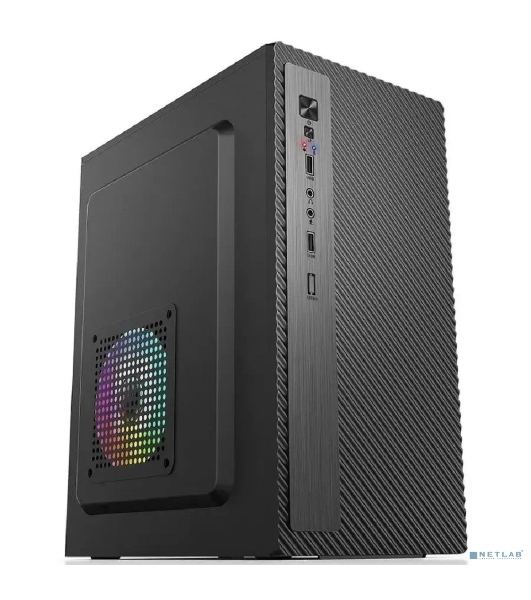 Компьютерный корпус Accord Entry ACC-2053B черный без БП mATX 1x80мм 1x120мм 2xUSB2.0 audio