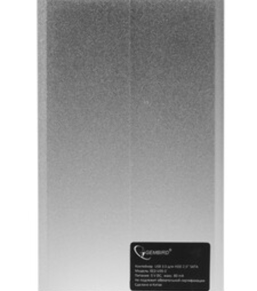 Внешний корпус для HDD Gembird EE2-U3S-2-S 2.5' EE2-U3S-2-S, серебро, USB 3.0, SATA, металл