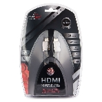Кабель Cablexpert HDMI, серия Platinum, 4,5 м, v2.0, M/M, плоский, позол.разъемы, металлический корпус, нейлоновая оплетка, блистер, фото 1