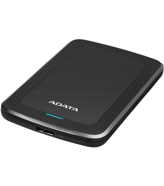 Внешний жесткий диск HDD 2,5' ADATA HV300, 2TB, USB 3.1, 5400 rpm черный