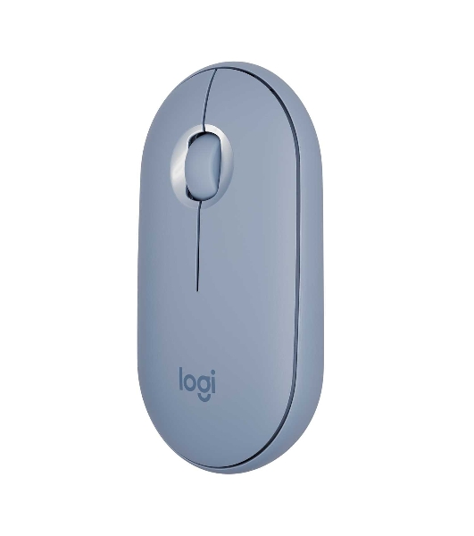 Мышь беспроводная Logitech Pebble M350 серый, 1000 dpi, радиоканал, Bluetooth, USB, кнопки - 3