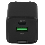 Зарядное устройство Cablexpert MP3A-PC-64, 30Вт GaN, 3А, QC4.0/PD, 1xUSB, 1xType-C, черный, пакет, фото13