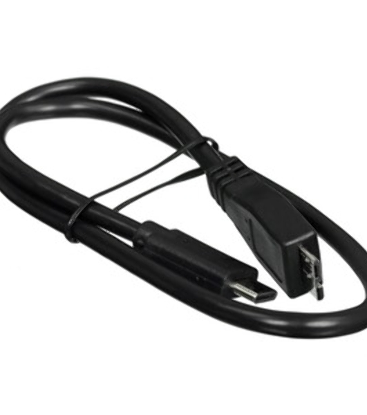 Кабель GoPower Type-C (m)-microUSB-B (m) 0.5м ПВХ черный Premium Zip-Lock c подвесом (1/200)