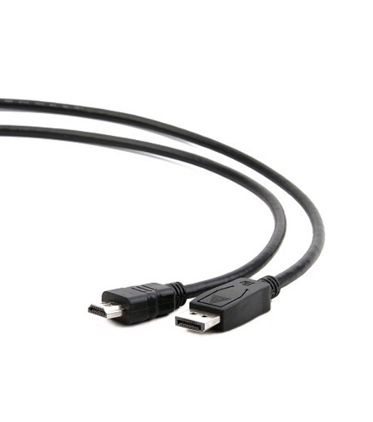 Кабель DisplayPort-HDMI Gembird/Cablexpert 3м, 20M/19M, черный, экран, пакет